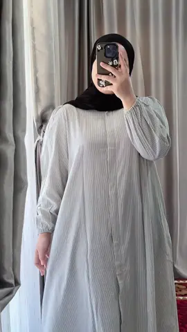 Dress katun ini cepet banget sold out nyaa, langsung cek keranjang dibawah ✨🤏🏻 #gamismurah #gamiskatun #gamis #ootdhijab 