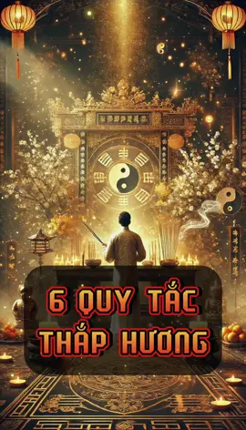 6 quy tắc thắp hương bạn nên biết #phongthuy #phongthuytamlinh #thaphuong #tailoc #mayman #locla 
