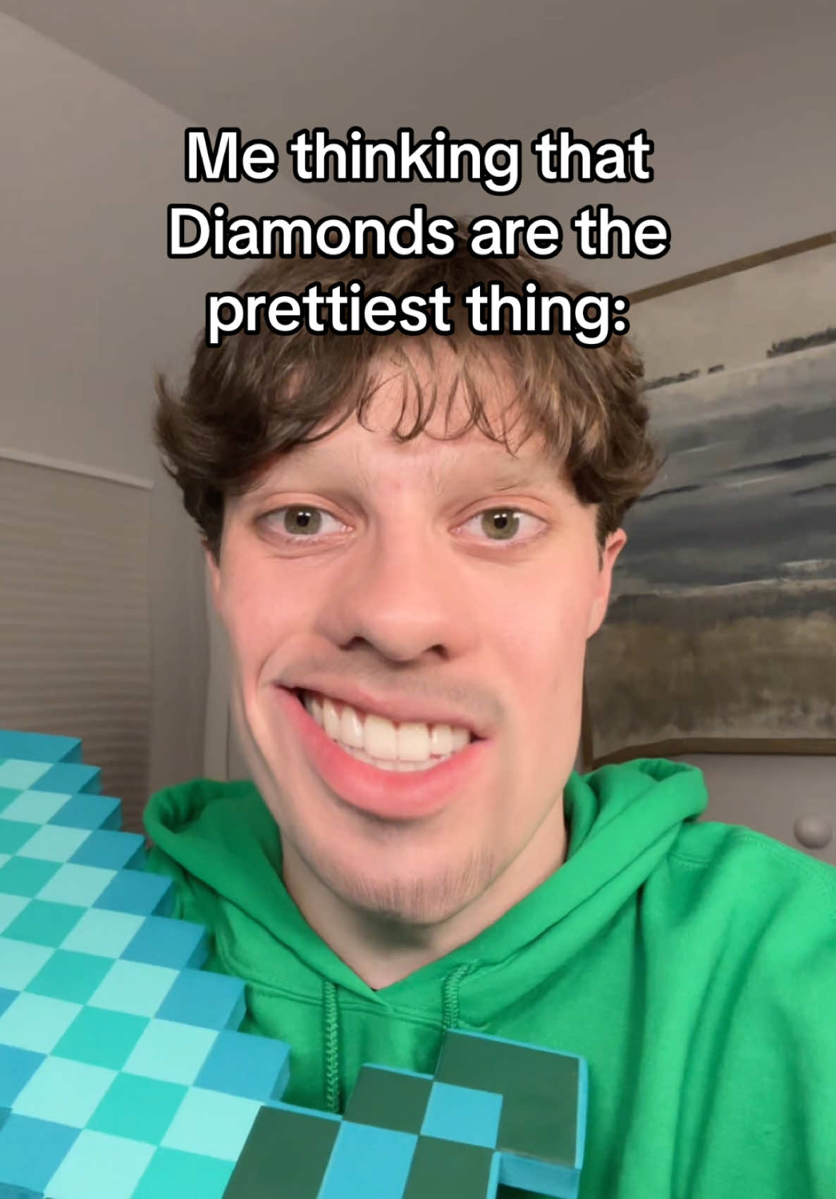 U so purdy #pretty #diamond #okcron #Minecraft 