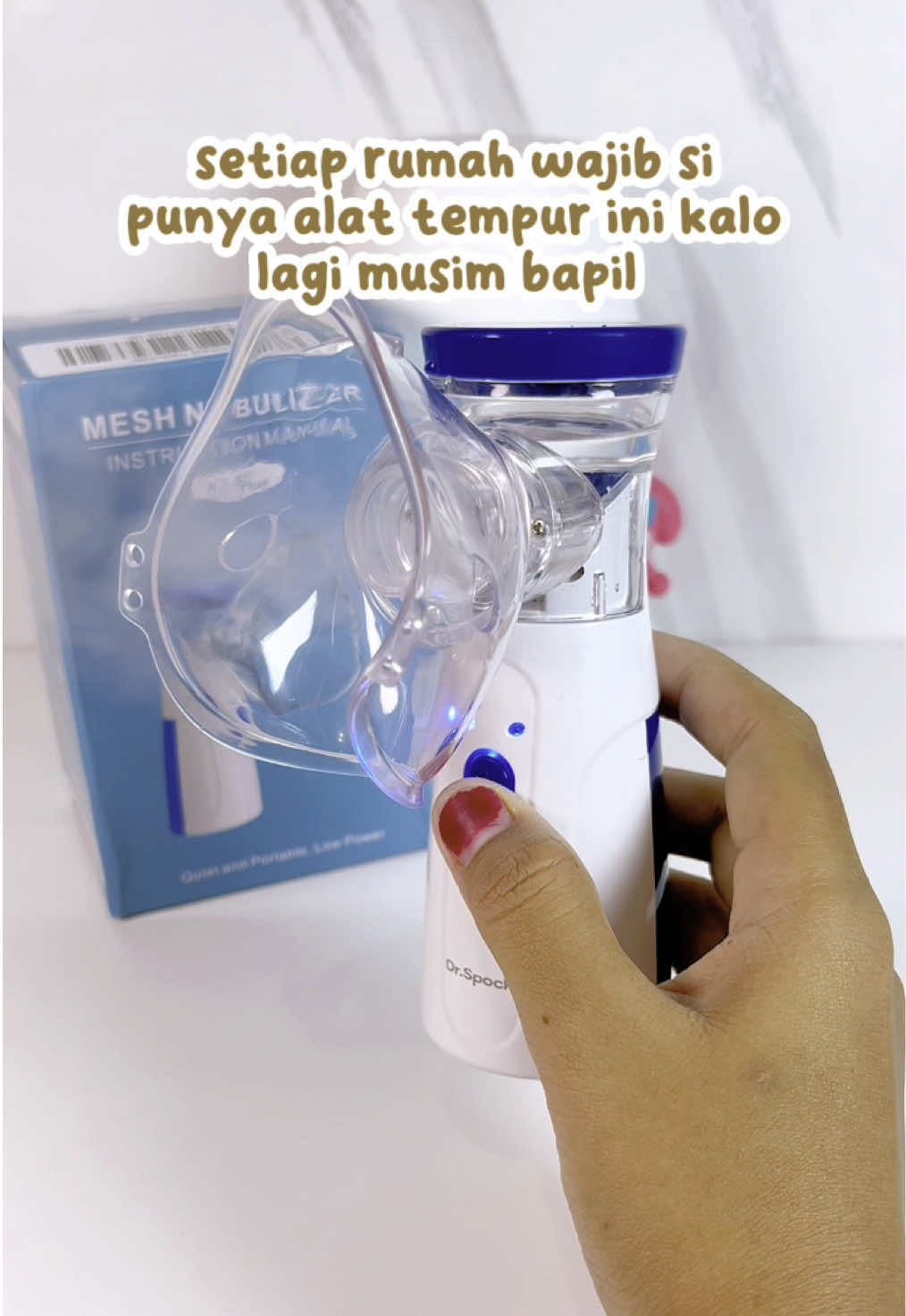 wajib banget si punya barang ini apalagi kalo punya anak dan sering bapil 🥰 #meshnebulizer #nebulizer #nebulizerportable #nebu #alatuap #alatuapanak #meshnebulizerportable #fyp 