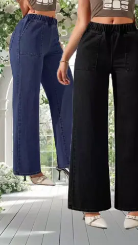 Celana Jeans Loose Wide Leg Plus Size Slack Pants Palazzo Wanita Baffel Jeans #celanajeanswanita #celanajeanspanjang #celanajeanskulot #celanajeansmurah #celanajeansjumbo 