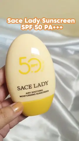 Shield your skin with Sace Lady Sunscreen SPF 50 PA+++. Maximum protection, smooth finish, and all-day glow! 🌞 #sunsafe #sunscreen  #fyp #sacelady 