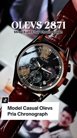 Jam tangan pria strap kulit fitur mewah dan keren tahan air 30meter. Yuk cek out sekarang! #jamtanganoriginal #jamtanganolevsoriginal #jamtanganolevsfashion #wibgajian #jamtanganformal #jamtangancasual #fashion #promo #jamolevspria #jamtanganchronograph 