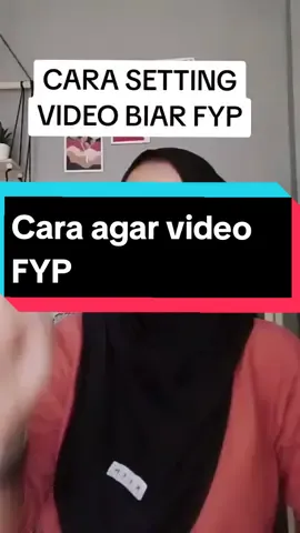 Cara setting video biar fyp #fyp #masukberandatiktok #tipsandtricks #videokonten #tutorials 