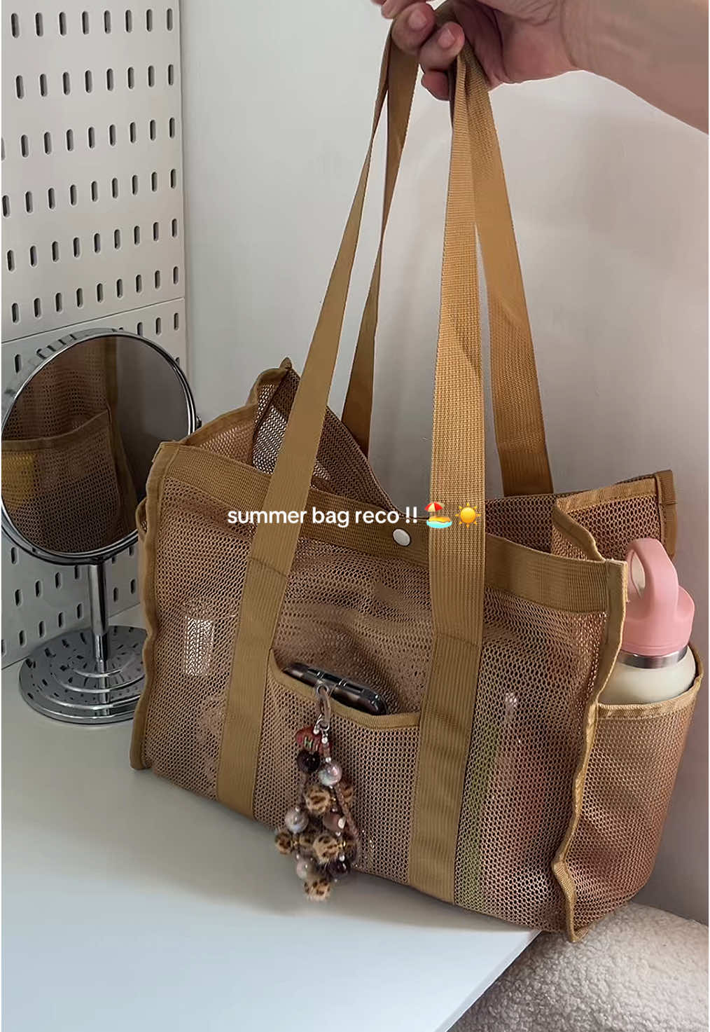 Large Capacity Mesh | Beach Bag !! 🏖️😍 #beachbag #summerbag #bag #meshbag #summerbeachbag 