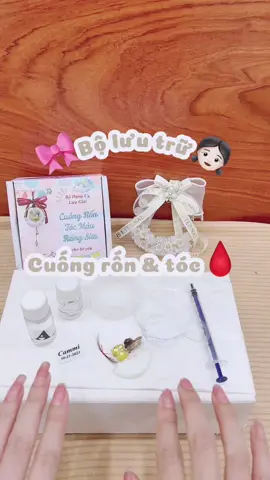 Hãy lưu trữ lại cuống rốn và tóc 🩸cho các bé yêu nhà mình bằng bộ lưu trữ này nha các mom 🌸🎀🍀✨#babycammi #mecammidaily #xuhuong #fyp #luutrucuongronvatocmau #luu_tru_cuong_ron_va_toc 