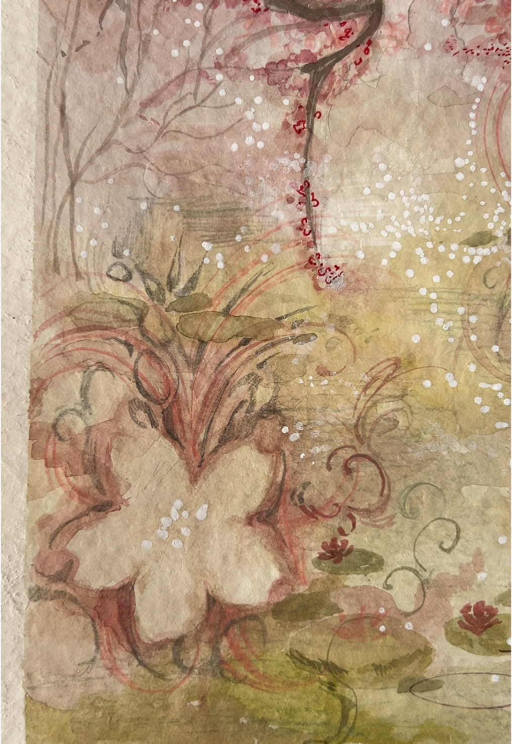 paint w me :) thank u guys for 37k !!  if u like this painting it’s available as various prints and posters on my redbubble !! Link in bio or search up @jennysfineart on Redbubble !!  #art#artist#painting#paint#watercolour #fyp 