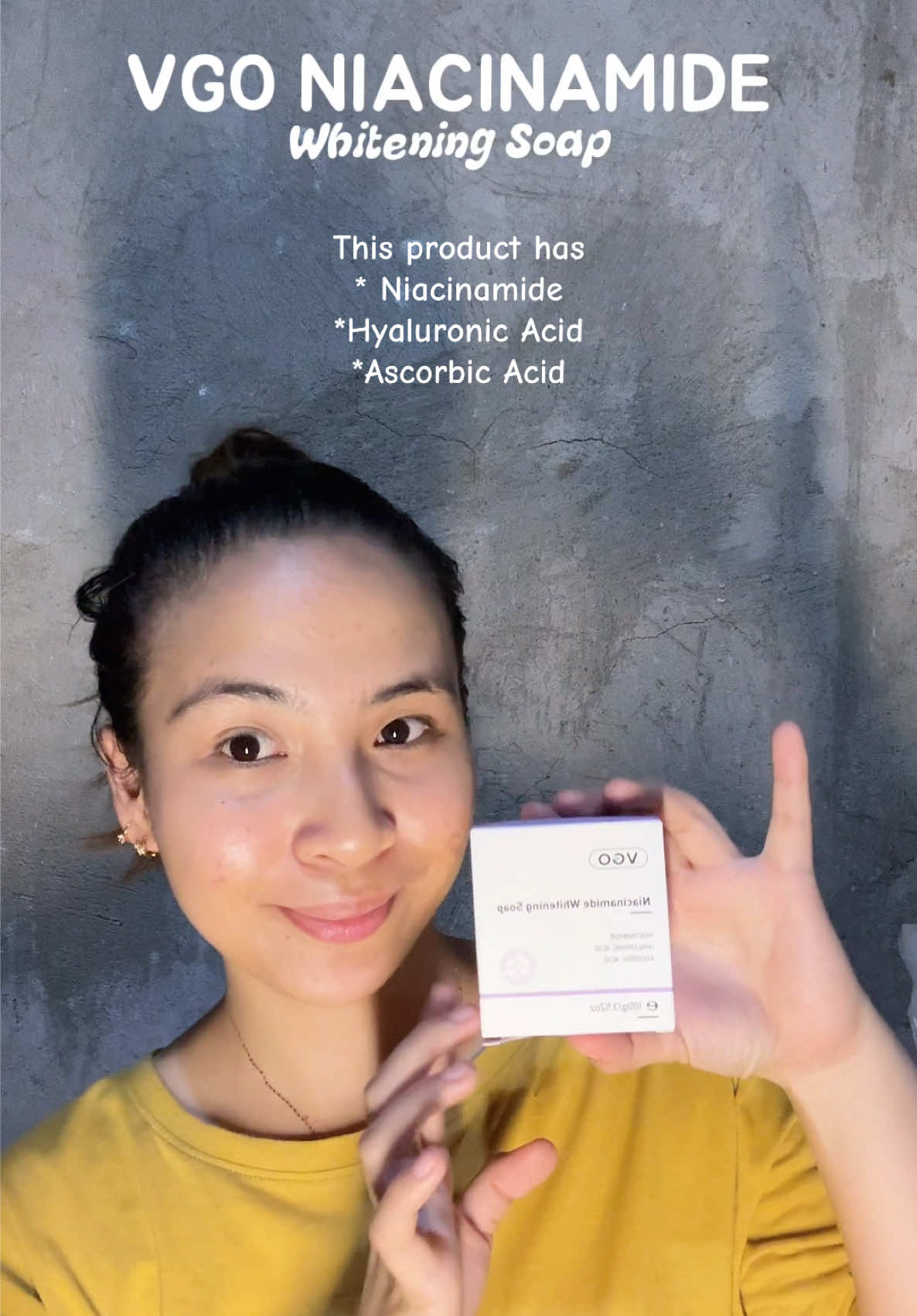 #vgo #niacinamidesoap #niacinamide #soap #brigtheningsoap #hyaluronicacid #vgoniacinamidesoap 