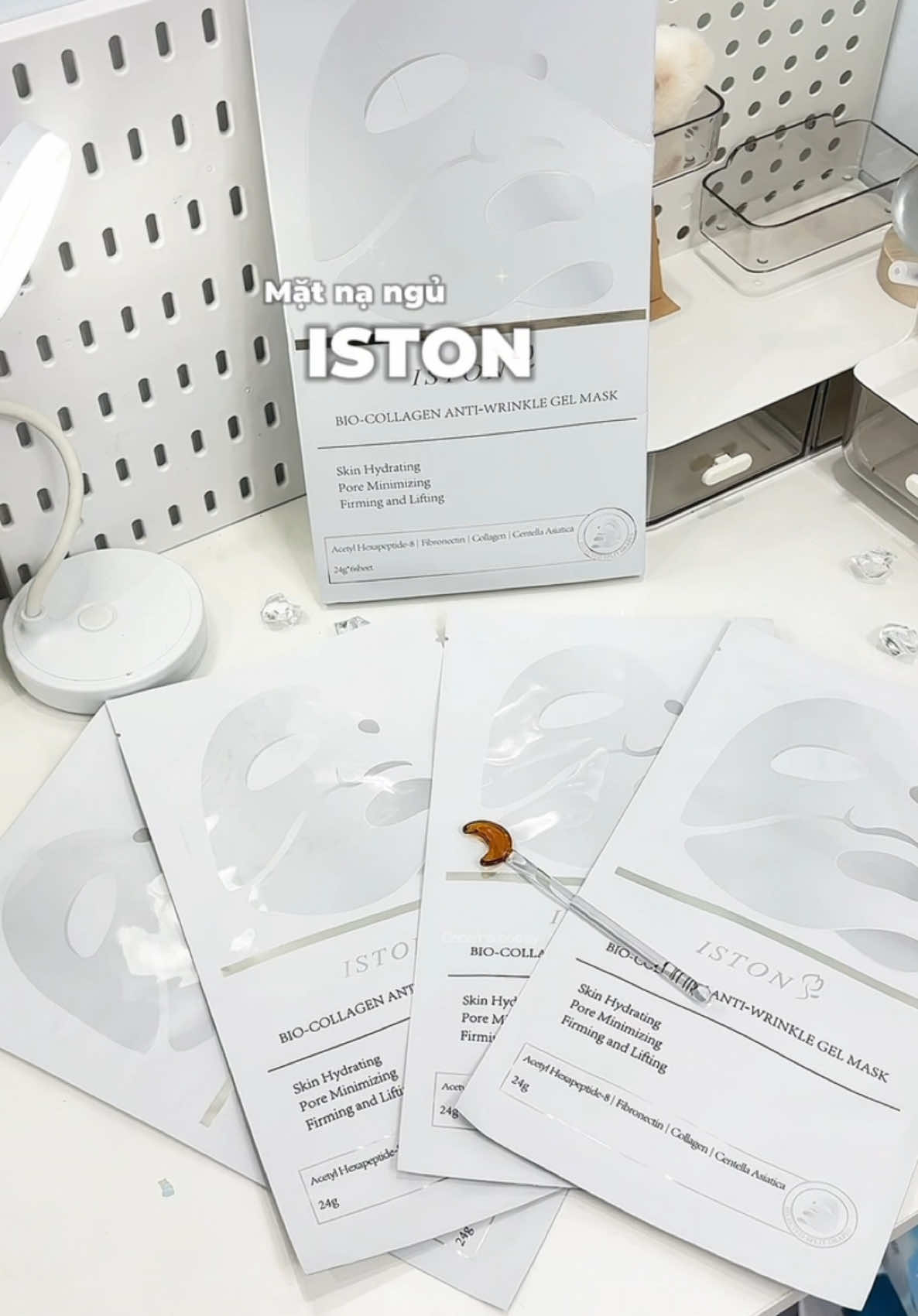 Trả lời @baoboibn95 mặt nạ ngủ 🍀🍀🌟#xuhuongtiktok #unboxingvideo #riview #xuhuong #skincare #matna #matnadem #iston #matnacollagen #matnangu 