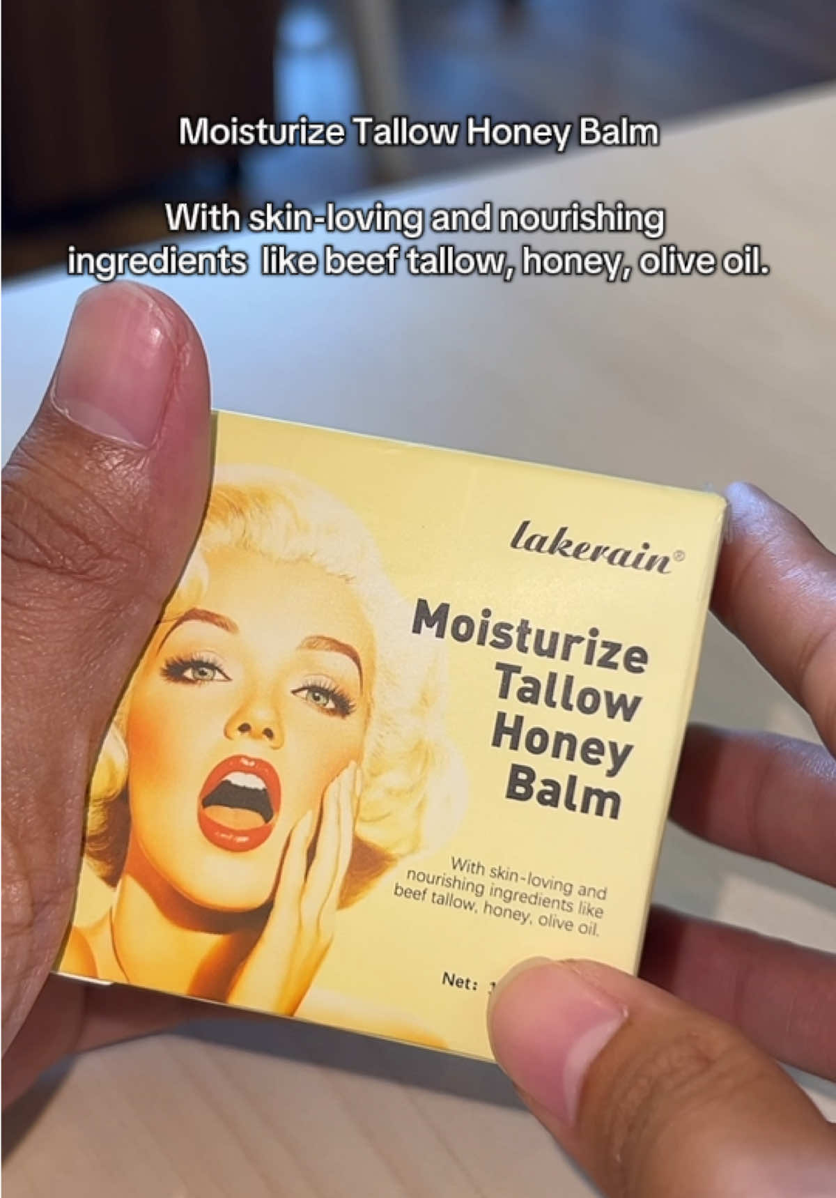 GET HERE ☺️@Nylethe 😊 This will be a game changer in your skincare routine 🥰 #lakerainbeauty #beeftallow #skincare #skinbarrierrepair  #moisturizer #tallowbalm #honey 