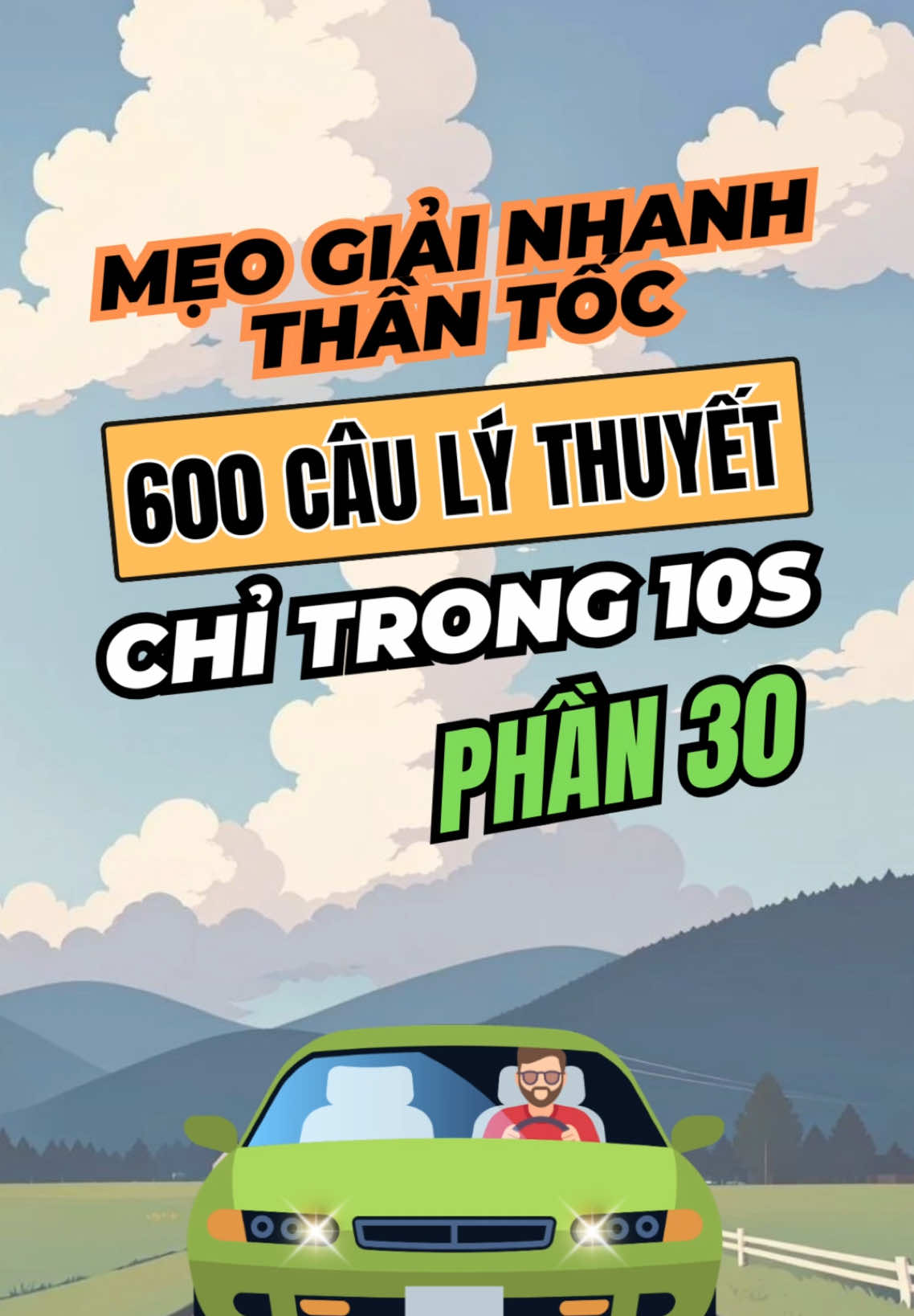 Mẹo giải nhanh 600 câu phần 30 #2phuthoclaixe #lythuyet #daylaixe #meo #hoclaixe 
