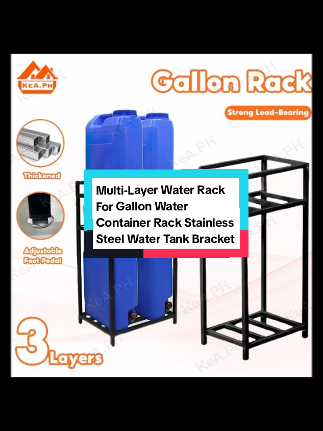 #Multi-Layer Water Rack For Gallon Water Container Rack Stainless Steel Water Tank Bracket!#containerrock #rack #mineralwaterrack #waterrack #fyppppppppppppppppppppppp 