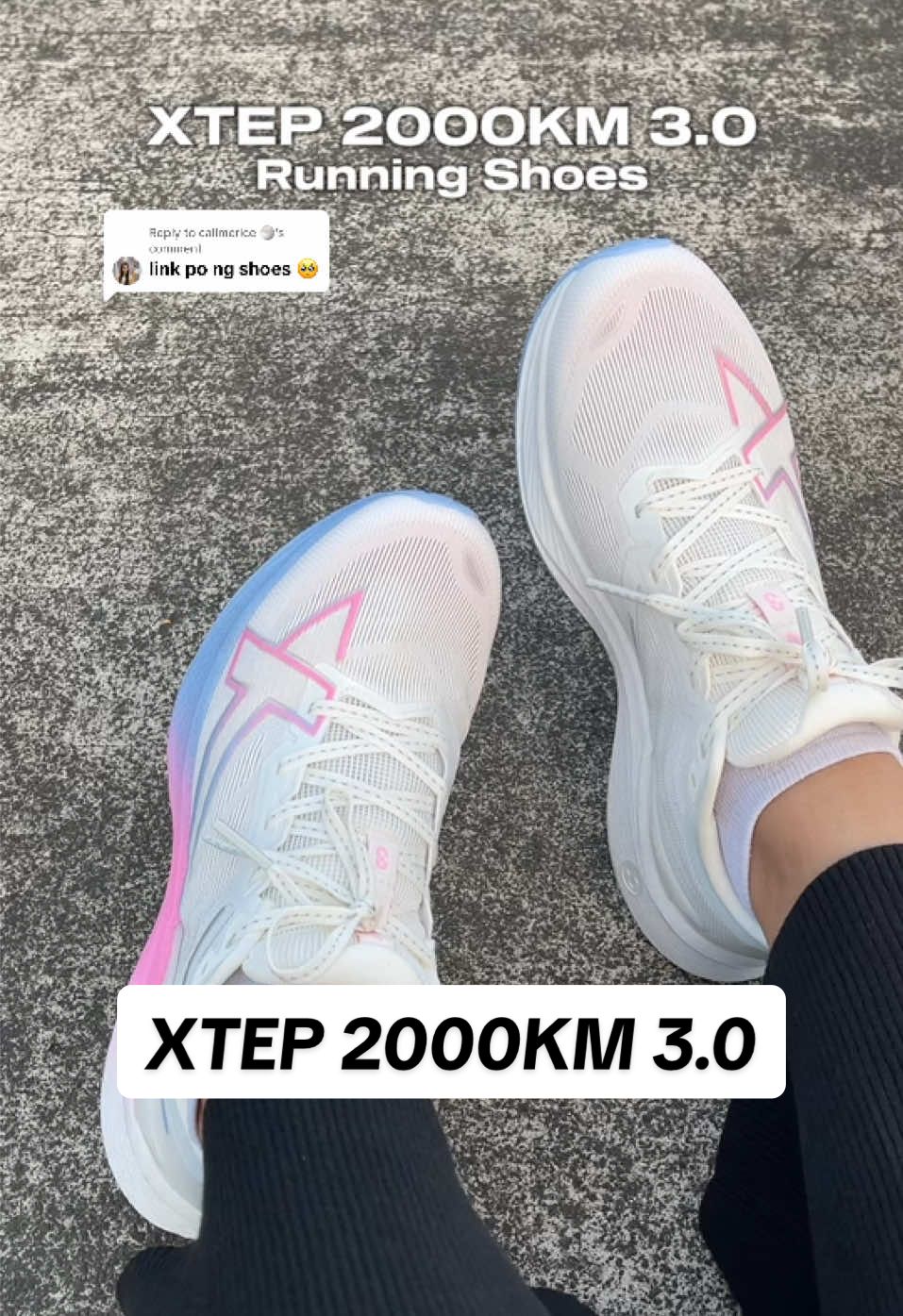 Replying to @callmerice 🍚 Comfy running shoes for daily running & good marathons 🏃‍♀️👟💯 #XTEP #XTEPRunningShoes #XTEP2000km #RunningShoes #WomensRunningShoes #RunningShoesforWomen #RunTok #lionabella   