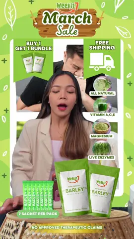 May karamdaman po ba kayo? Mag Barley na para healthy kayo #weekit7 #BarleyGrass #HealthyJuice