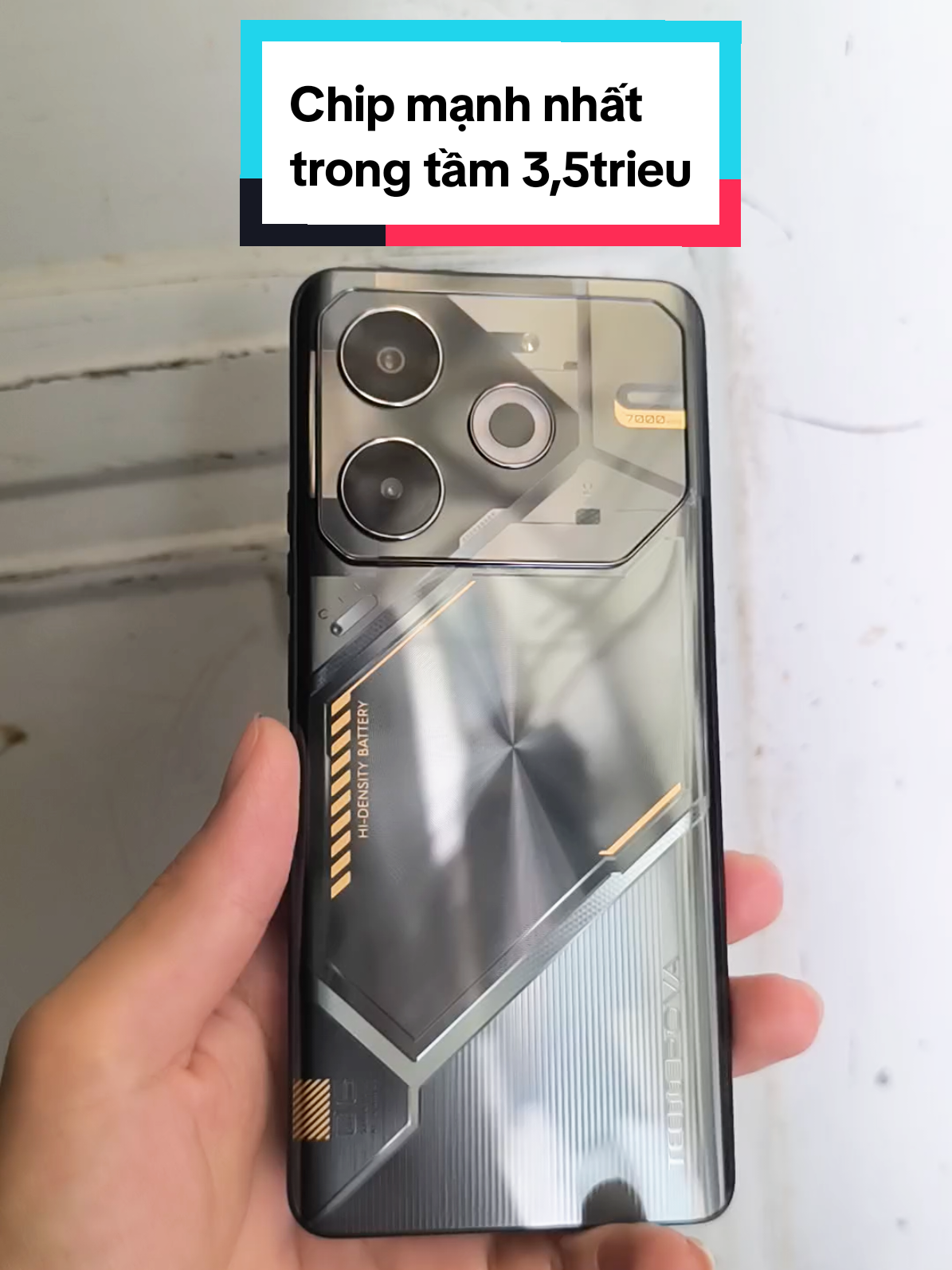 Tecno Pova 6 Neo  Màn hình 6.78in, FHD 120Hz Chip Helio G99 Ultimate  Camera 50Mpx Pin 7000mAh, Sạc 33W Loa kép, NFC...  #dienthoai #tecno #tecnopova6neo #congnghe 