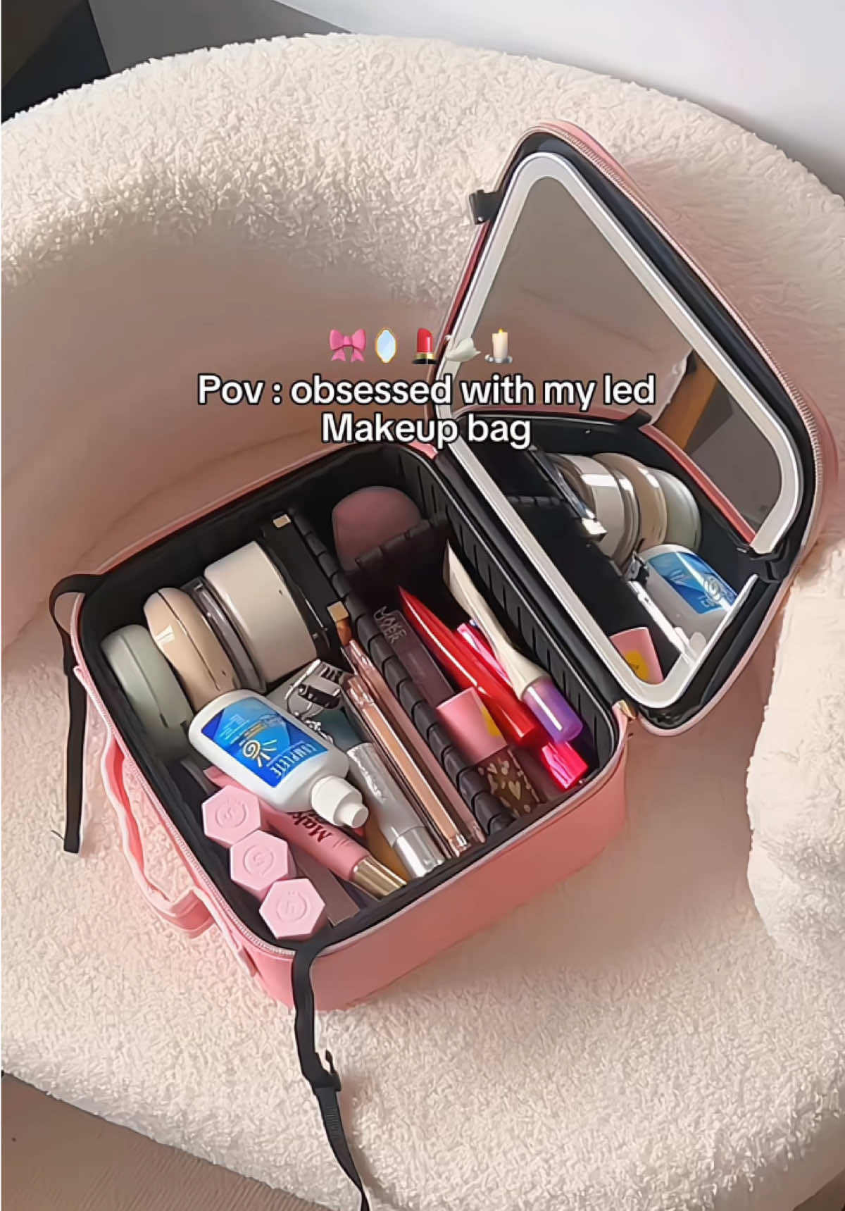 #makeupbag #makeupbagwithmirror #bagmakeup #bagmakeuptravel #makeup 
