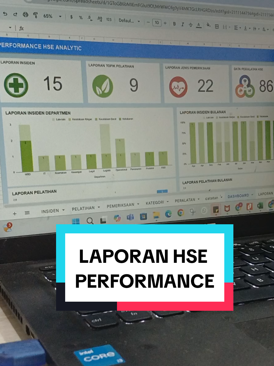 Laporan HSE Performance Memantau dan meningkatkan kinerja HSE (Health, Safety, and Environment) perusahaan. Manfaat: - Meningkatkan kesadaran dan kepatuhan HSE - Mengidentifikasi area perbaikan - Meningkatkan kinerja HSE perusahaan Fitur: - Laporan kinerja HSE yang detail dan akurat - Grafik dan chart untuk memvisualisasikan data - Analisis HSE yang mendalam #LaporanHSE #HSEPerformance #KeselamatanKerja #LingkunganKerja #KinerjaHSE #PengelolaanHSE