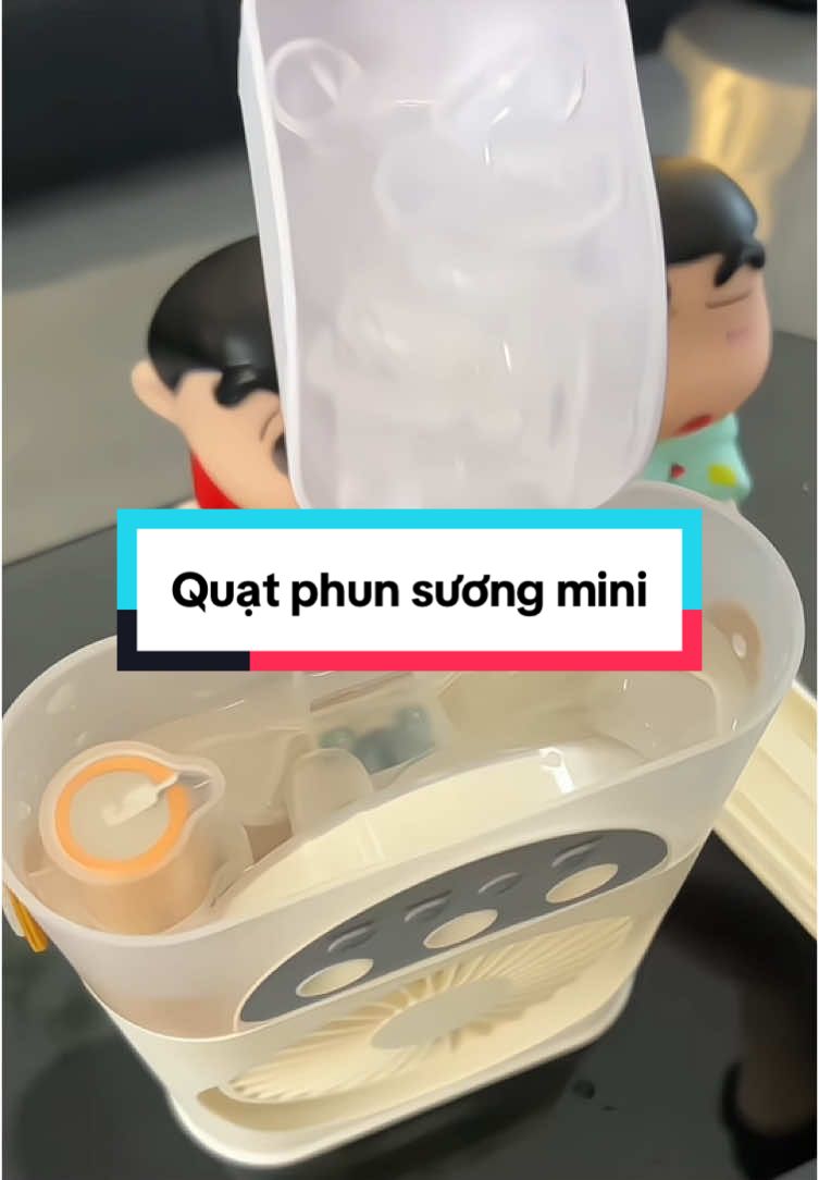 Quạt phun sương mini #giadungthongminh #giadungtienich #noitro #fyp #quatphunsuongmini 