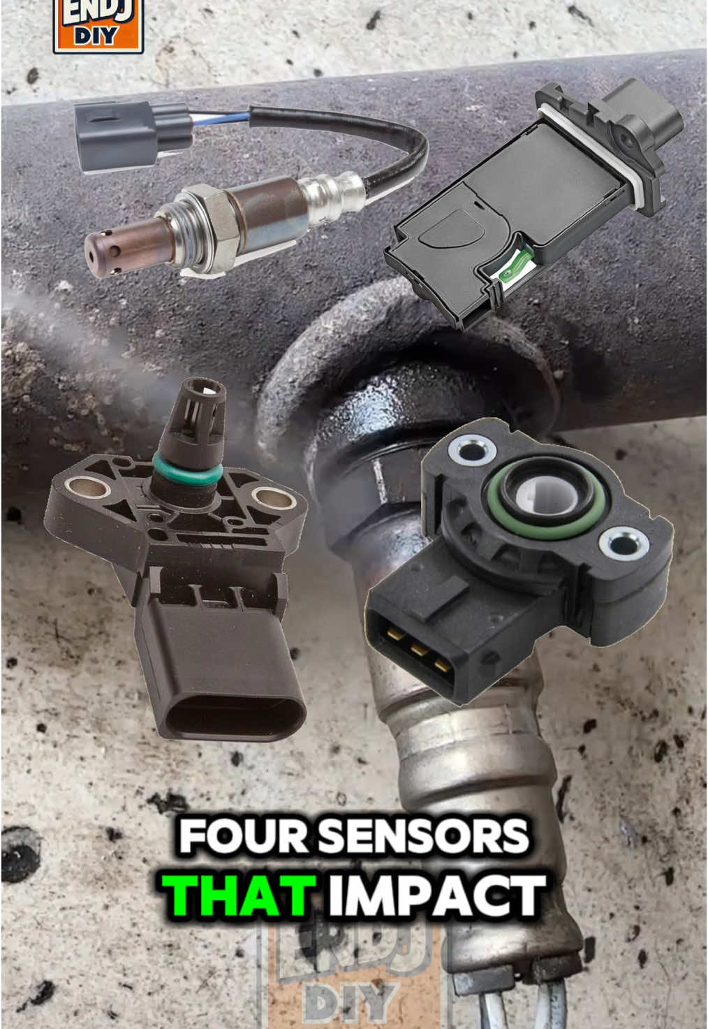 Save Fuel by Clean this Sensor ⛽️ #mapsensor #o2sensor #mafsensor #mapsensor #throttlepossitionsensor 
