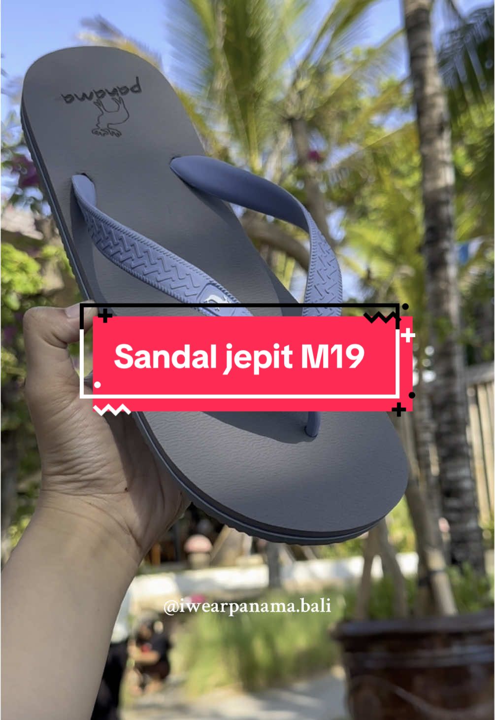 Rekomendasi sandal jepit cowok 🌊 #sandaljepit #iwearpanamabali #pantai #reviewproduk 