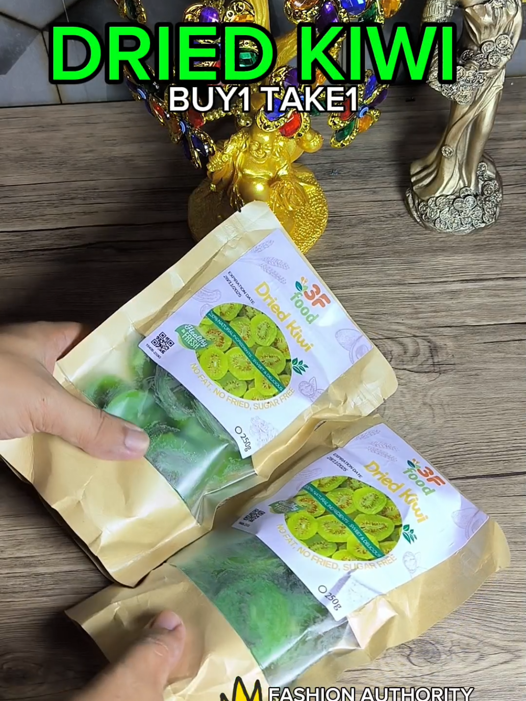 [BUY 1 GET 1] Dried Kiwi New Zealand Premium l #driedkiwi #kiwi #3ffoods #buy1take1kiwi 