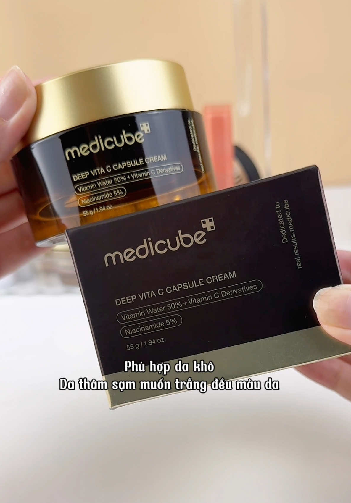 Dưỡng trắng cùng kem Medicube Deep Vita C #kemduongtrang #kemduongam #dakho #dadau #danhaycam 