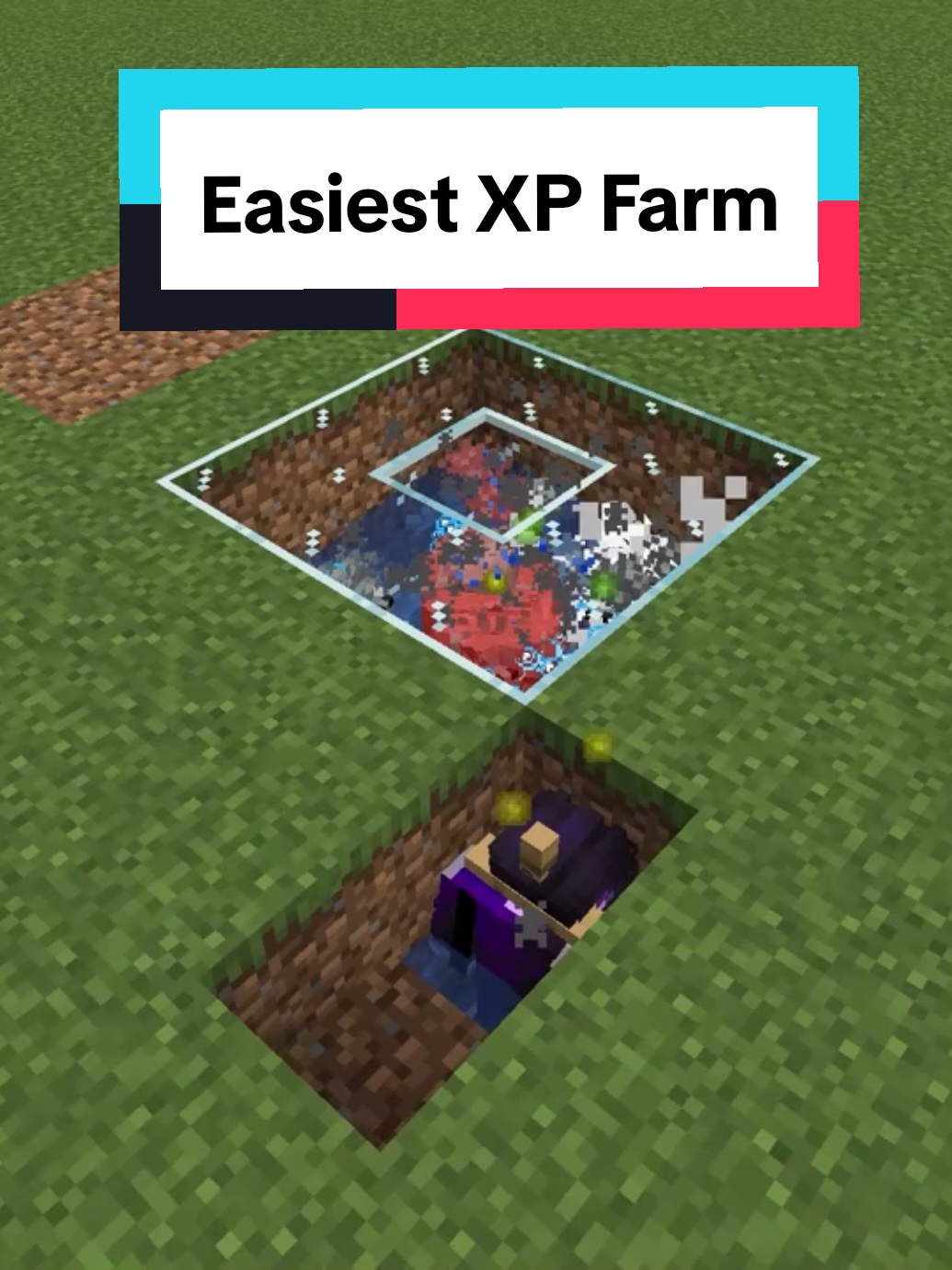 Minecraft XP Farm! Get Layer by Layer Farm Guides in Bio NOW! #minecraftfarm #minecrafttutorial #Minecraft 