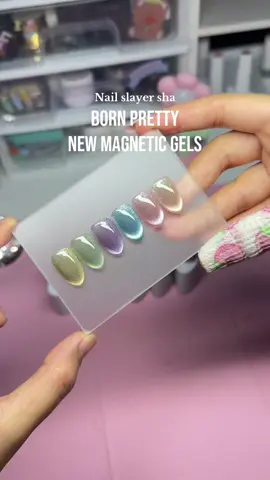 Swatch the new born pretty cateye magnetic gels with me! Spring colors perfect for summer nails✨😋 #gelnails #magneticnails #bornprettynailsph #nailartist 