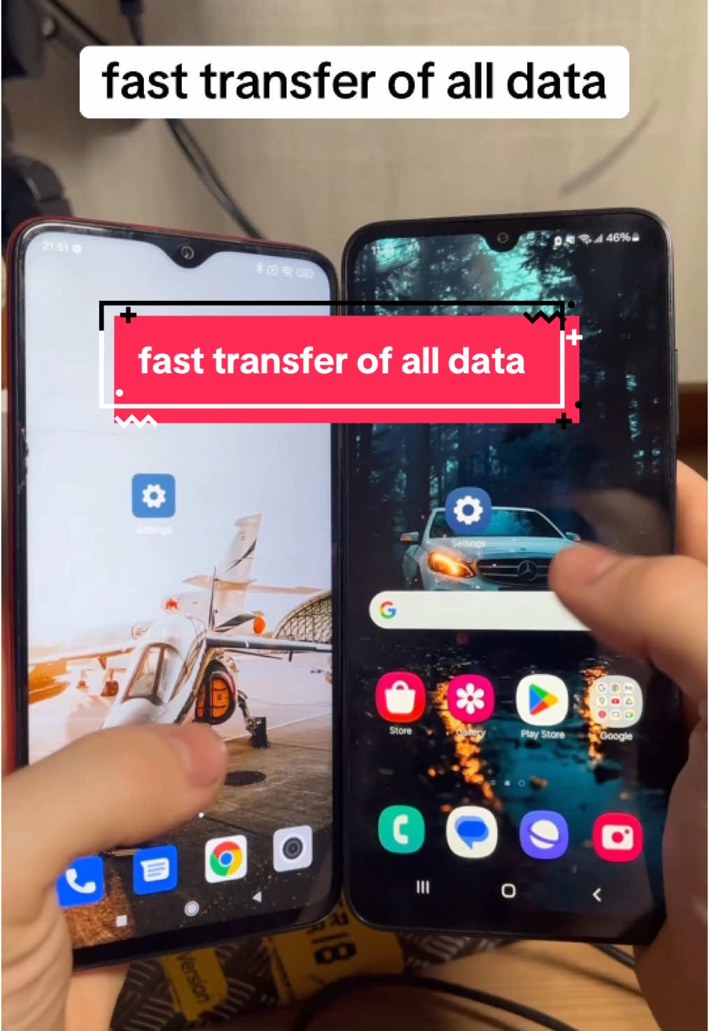 fast transfer of all data #android #phone #androidhacks 
