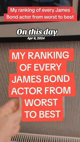 #onthisday My ranking of every James Bond movie actor from worst to best. Scouse film reviews. Jokes. Tomreviewsfilms. Movie review. Tom reviews films. Scouser. Liverpool. Movies. Films. 007. James Bond. Daniel Craig. Sean Connery. Roger Moore. Timothy Dalton. George Lazenby. Pierce Brosnan. #filmreview #films #movies  #scouser #scousetiktok #dvd #fyp #cultmovies #filmtok #filmtoker #indiefilms #movie #movietoker #scousersoftiktok #hollywood #cinephile #letterboxd #liverpool #filmreviews #moviereviews #007 #bond #jamesbond 