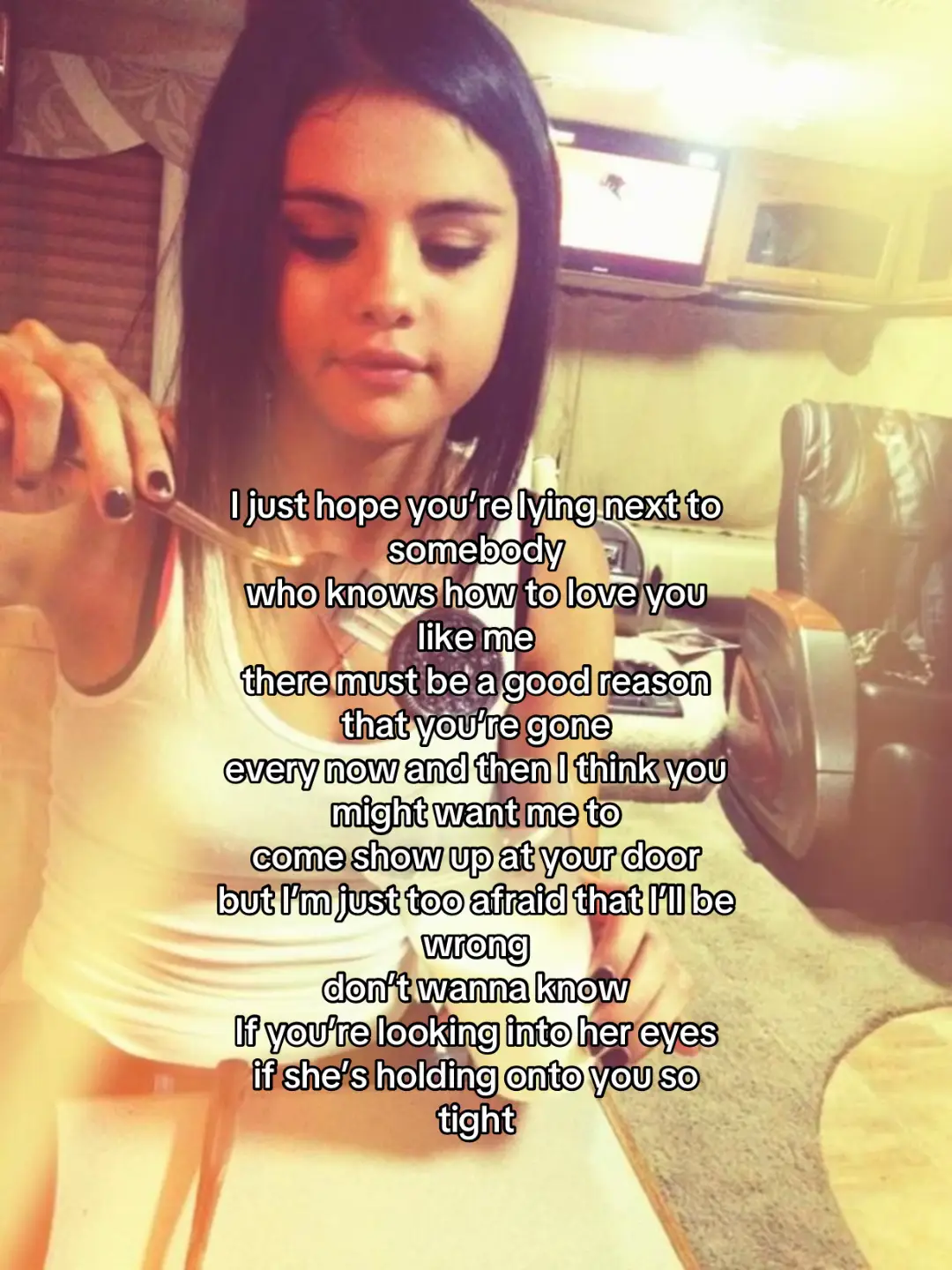 the way I DID before. #selenagomez #wedonttalkanymore #lyrics #playlist #singer #fyp #fypviralシ #moots? @TikTok fyp this