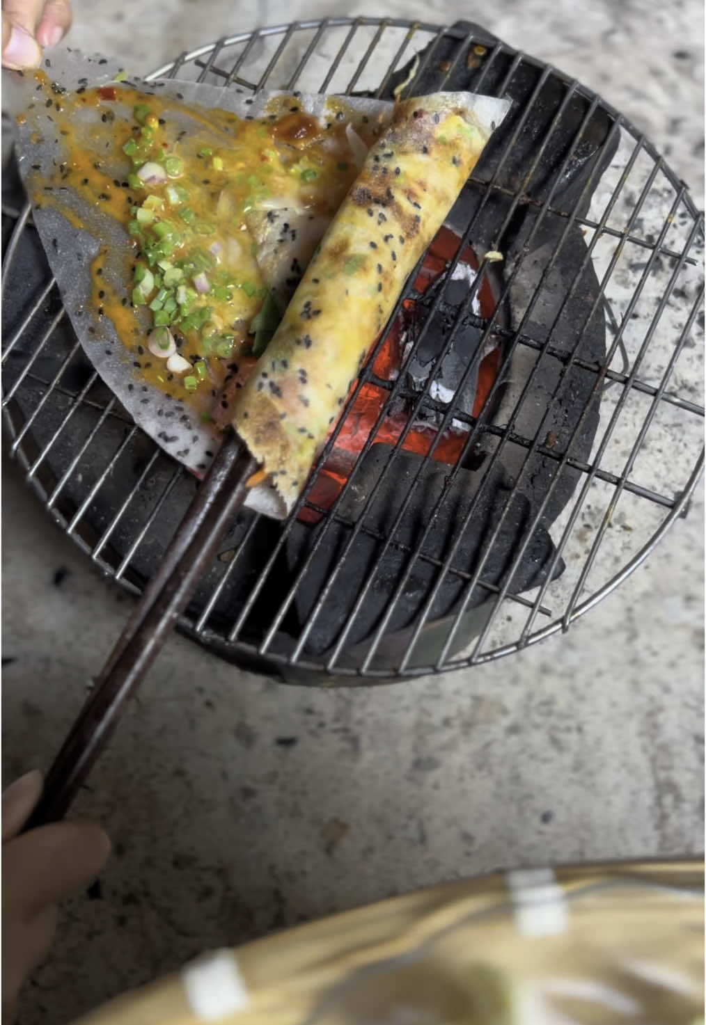 Ăn xế với món bánh tráng nướng mắm ruốc Phan Thiết tại gia🥰😋#banhtrangnuongmamruoc #anngon #phanthiet 