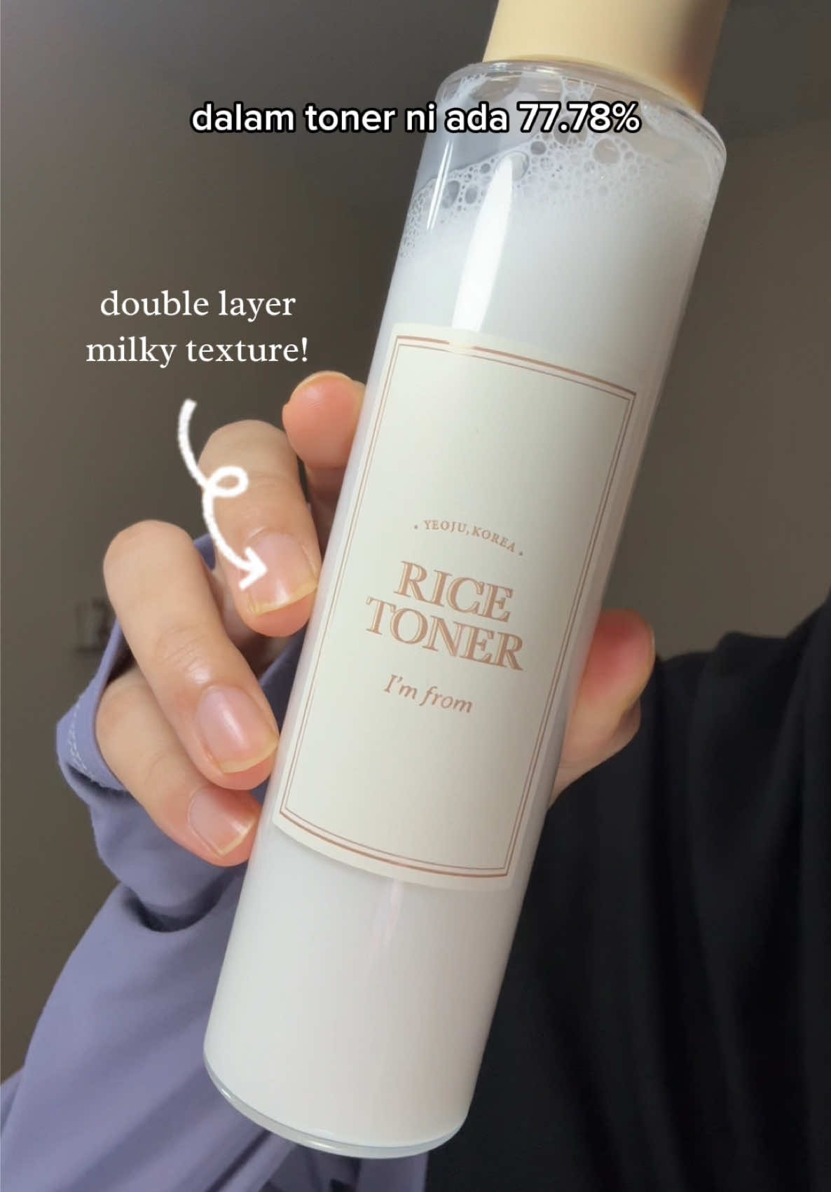 Kulit kusam, kering, tak sekata? Ini toner yang literally akan selamatkan kulit korang. Wajib ada dalam skincare routine kalau nak kulit glowing! @I’m From Malaysia  #ImFromRiceToner #KoreanSkincare #GlowingSkinTips #SkincareRoutine #TikTokMadeMeTryIt #kulitcantik #skincareroutineMalaysia