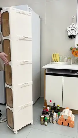 Turn tight spaces into treasure! This slim storage rack saves your crowded kitchen in just 3 seconds—store all your oils, sauces, and spices neatly in the wall gap! #SmartStorage #SmallSpaceHacks #KitchenMustHaves #SpaceSavingIdeas #TikTokMadeMeBuyIt #HomeOrganization #AmazonFinds #KitchenHacks #easyshopple 