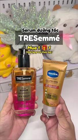 Serum dưỡng tóc Tresemme mua là có quà nè mí nàng 🎁 #tresemme#serumduongtoc #duongtoc #skincare #tocdep 