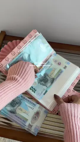 100 Envelope money organizer notebook 💸 #savingsbinder #savingsnotebook #ipon #100envelopesavings #iponchallenge #bookmoney #iponaryo #savings #moneysavings #fyp