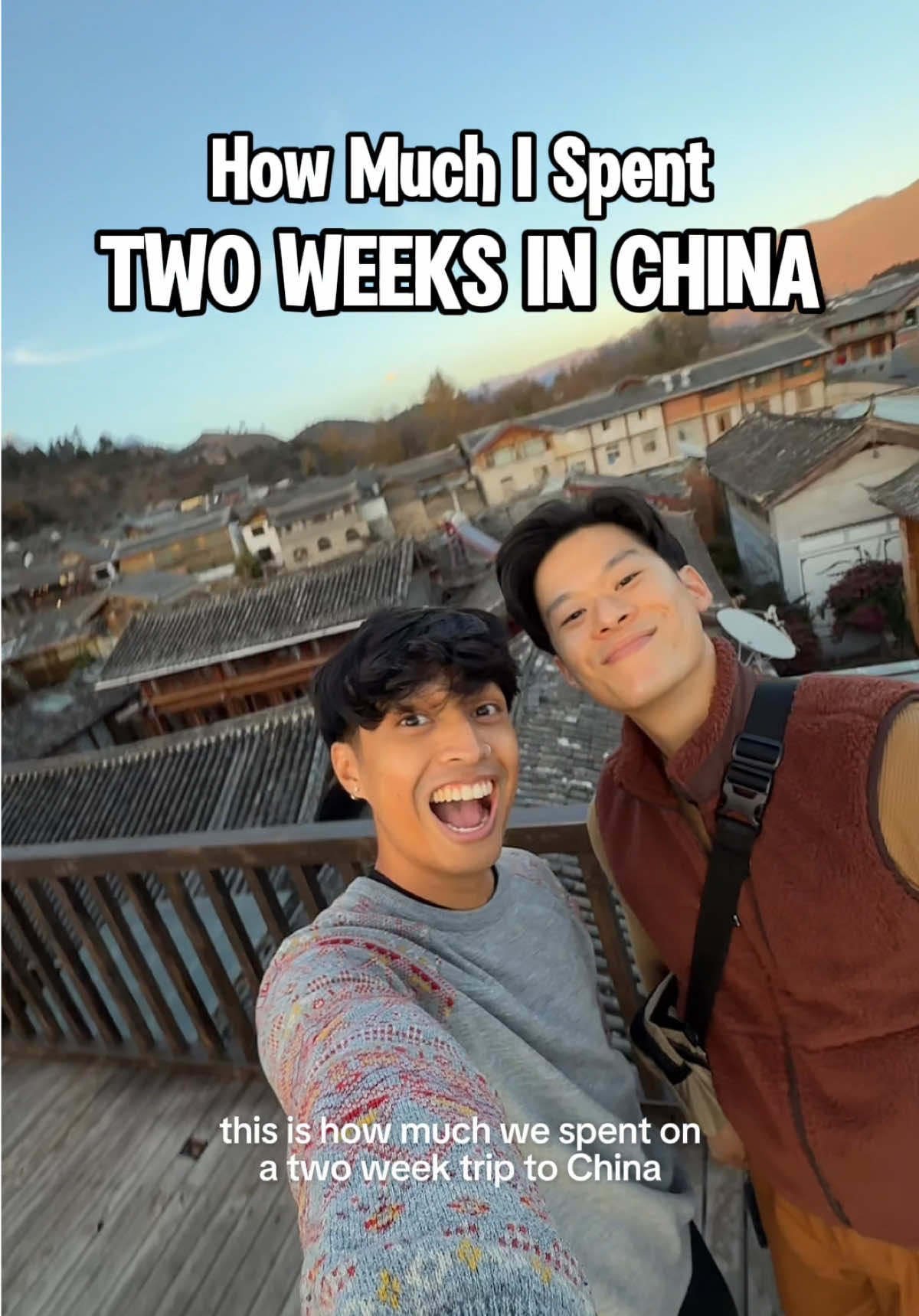 How much is a two week trip in China? Here’s how much I spent (in USD) 🇨🇳  • Flights (four in total): $951.72 - roundtrip to and from Singapore • Hotels (five in total): $592.38 / person • Taxis/DiDi’s: $121.13 / person • Bullet trains (five rides): $129.31 • Food: $434 • Activities, tours, excursions: $207.50 • Miscellaneous: $34.26 • Perm: $194.90 💰GRAND TOTAL: $2877.82 🔗For more context, these are the cities we visited: Chongqing, Chengdu, Lijiang, Pu’er, and Shanghai. If you’re interested in seeing our full two-week itinerary, you can find it in my bio 🔗  Also, this price does NOT include cash payments though, as I didn’t do a good job at recording those. Knowing China is primarily cashless, I didn’t convert much anyway, so based on how much cash I brought, we can add about $150 to the grand total 😅 What do you guys think? Pricey or petty good? 🫣 — #china #chinatrip #chinaitinerary #hotelsinchina #traveltochina #chongqing #cyberpunk #cyberpunkcitieschina #shanghai #thingstodoinchina #thingstodoinchongqing #china2025 #chinatraveltips