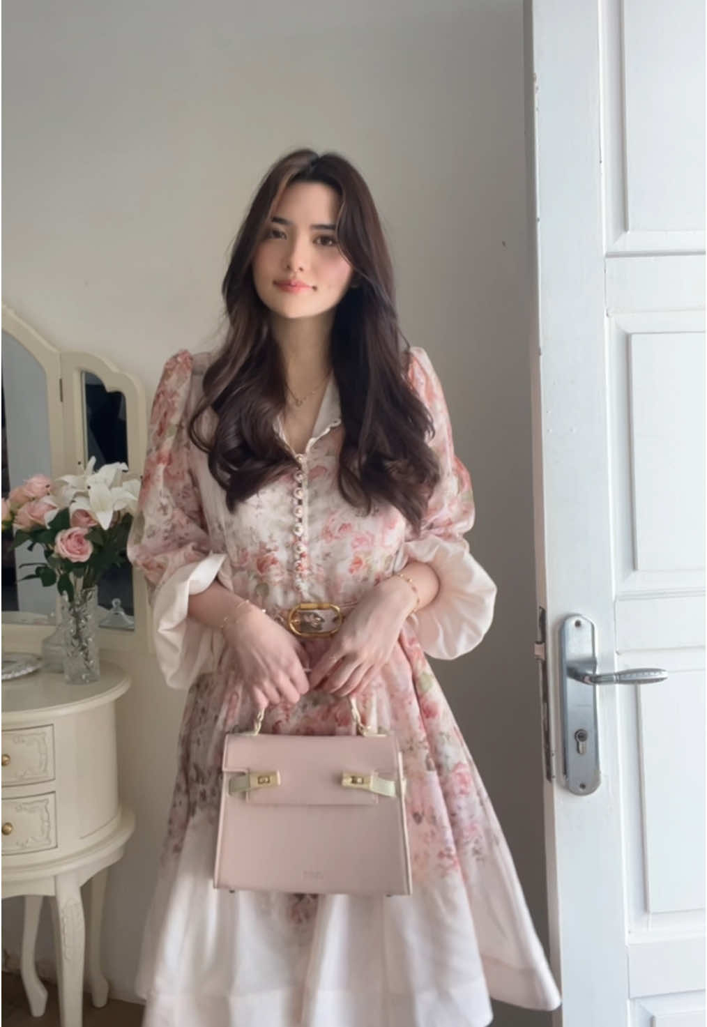 i just love this dress so i made plenty videos lol 🌸😌 #floraldress #fitcheck  