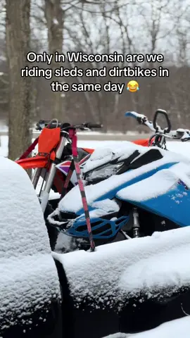 #wisconsinweather #2020 #skidoo #summit #850 #snowmobile #2024 #ktm #450sxf #dirtbike 