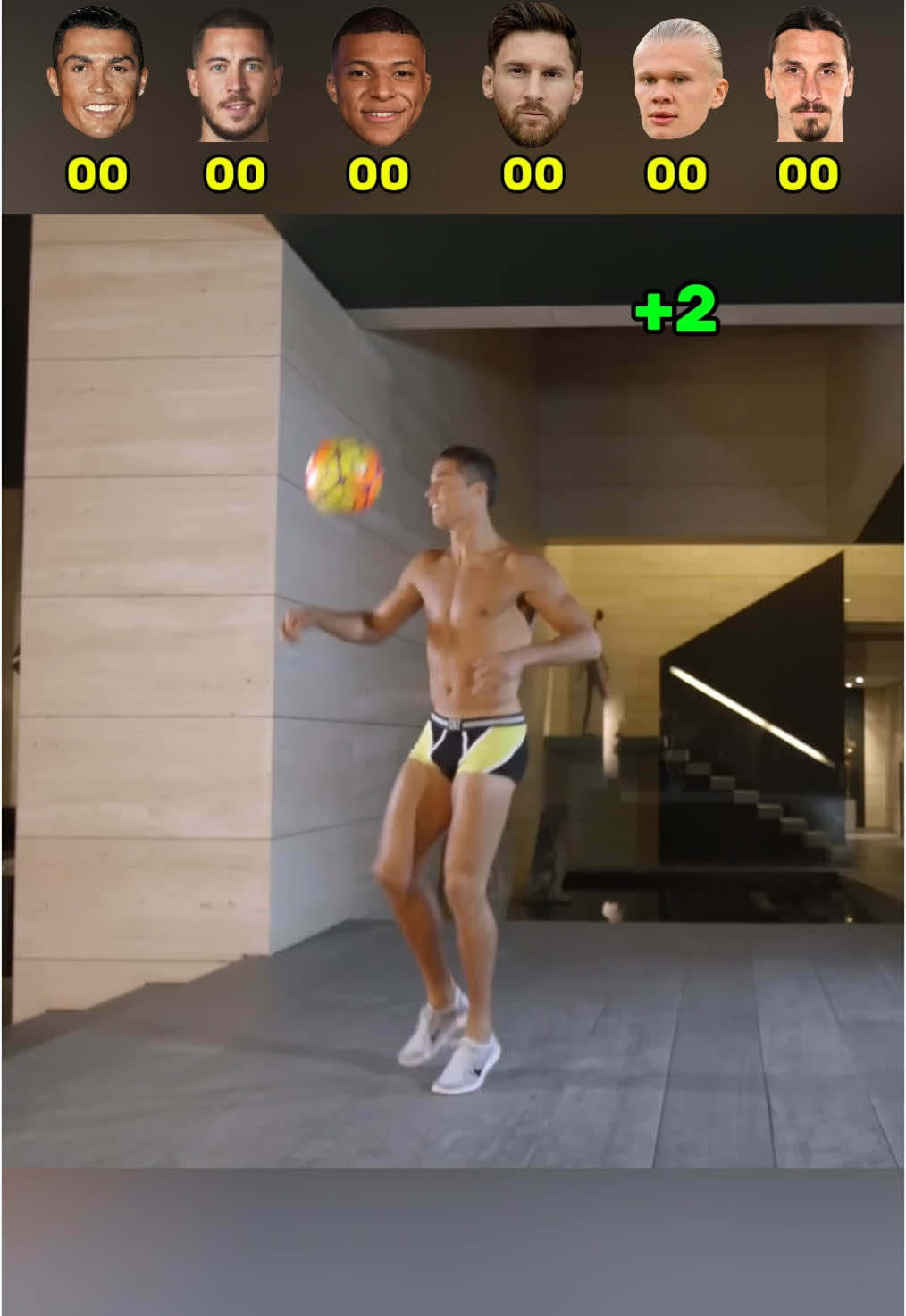 Ronaldo vs Messi vs Mbappe vs Hazard vs Haaland vs Zlatan #football #Soccer #futbol 