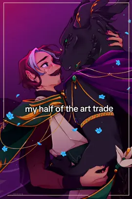 timelapse of my half of an art trade with the wonderful @davithy 🐦 he was an absolute delight to get to know!! our dnd pcs have so much in common LMAO im sorry i got lost in the old man yaoi sauce, dude... here's to more mutual rambling in the future!! it was an honor to exchange art with you 🌼 #originalcharacter #dungeonsanddragons #dndtiktok #arttok #ttrpg #dragonborn #fyp 