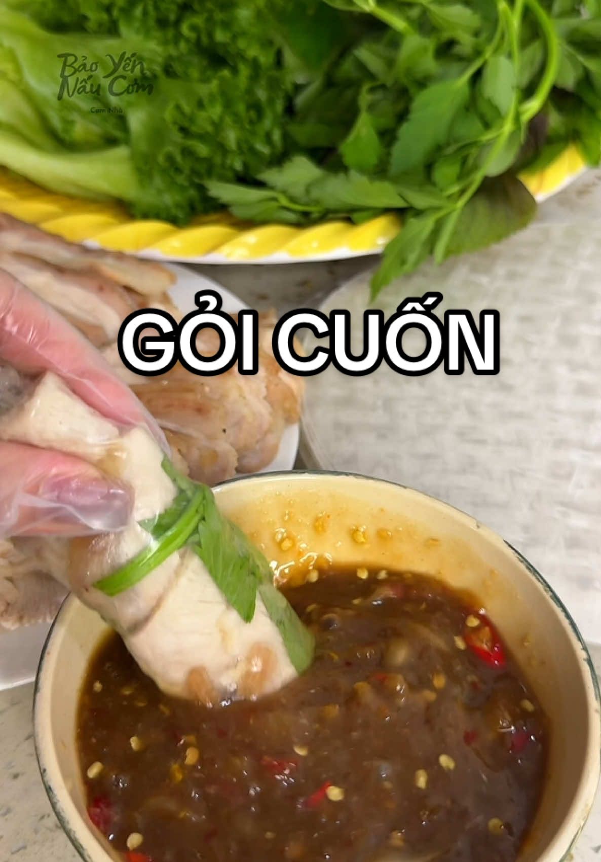Thịt luộc cuốn bánh tráng #baoyennaucom #nauancungtiktok #xuhuong #naucom #goicuon #goicuontomthit #mamnem #banhtrangcuon #banhtrangcuonthitheo 