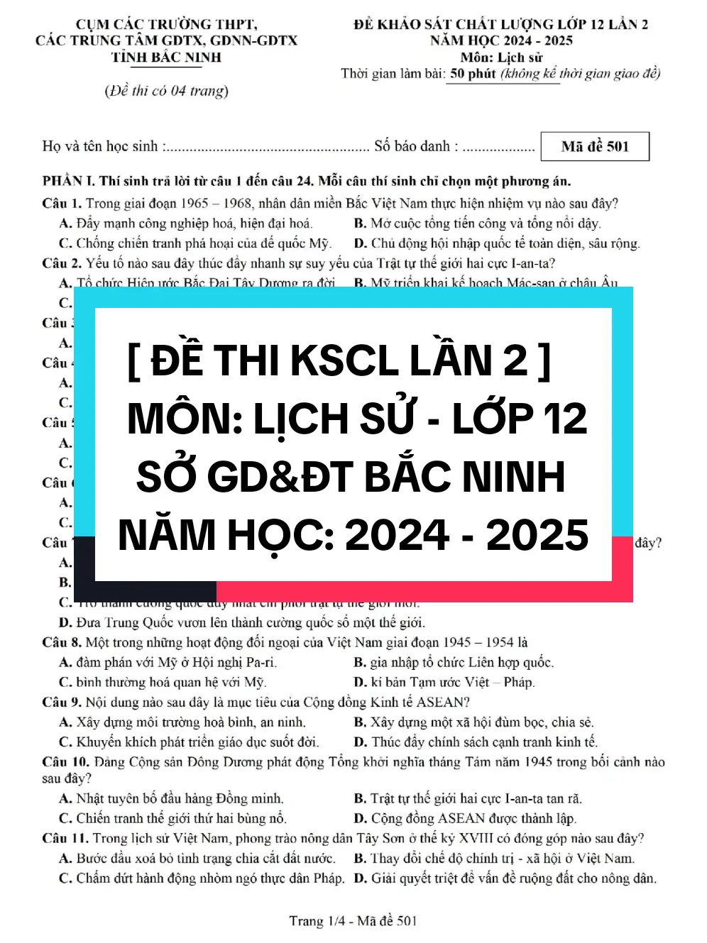 #lichsu12 #bacninh #2k7quyettamdodaihoc #fyp #chuongtrinhmoi #thptqg2025 #tailieuhoctap 