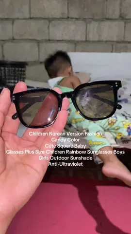 Children Korean Version Fashion Candy Color Cute Square Baby Glasses Plus Size Children Rainbow Sunglasses Boys Girls Outdoor Sunshade Anti-Ultraviolet ##fyppppppppppppppppppppppp##sunglasses##sunglassesforkids