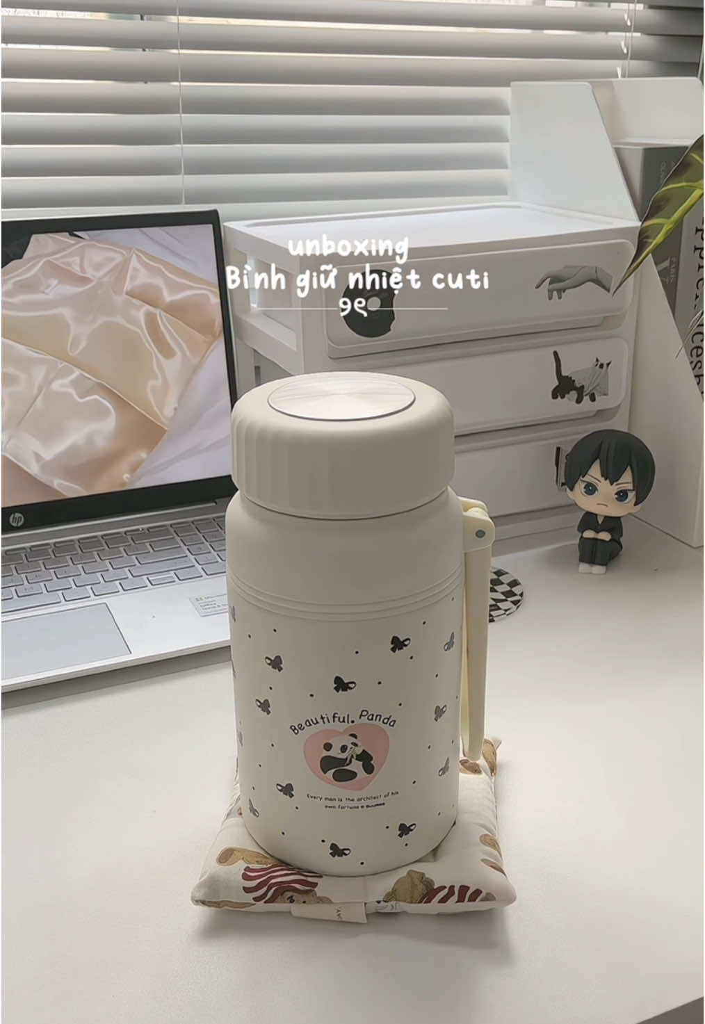 cưng qó đi à tròi oii 🐼#xh #unboxing #unbox #review #viral #xuhuong #binhgiunhiet 