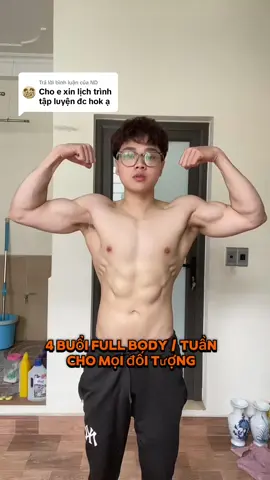 Trả lời @ND Tập kháng lực full body với 4 buổi / tuần ! #huytino #daykhangluc#daykhangluctapgym #daykhangluctapbung #daykhangluctapgymtainha  #taptainha #tapkhangluc 