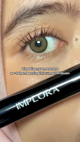 beneran bagus bgt mascaranya implora!! mana cuma 30ribuann😭💗  @Implora Cosmetics @Star Creative #BeraniJadiAku #ImploraUrbanMascara #mascarahacks #mascarareview #fypp #fypage 