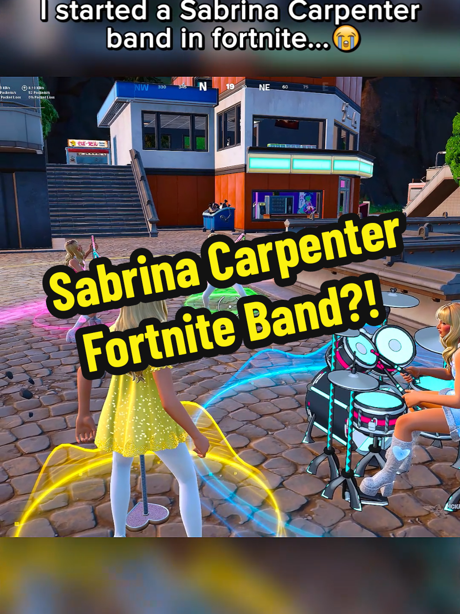 Sabrina Carpenter fans eating good in fortnite rn 😍 #fortnite #chapter6 #season2 #fyp 