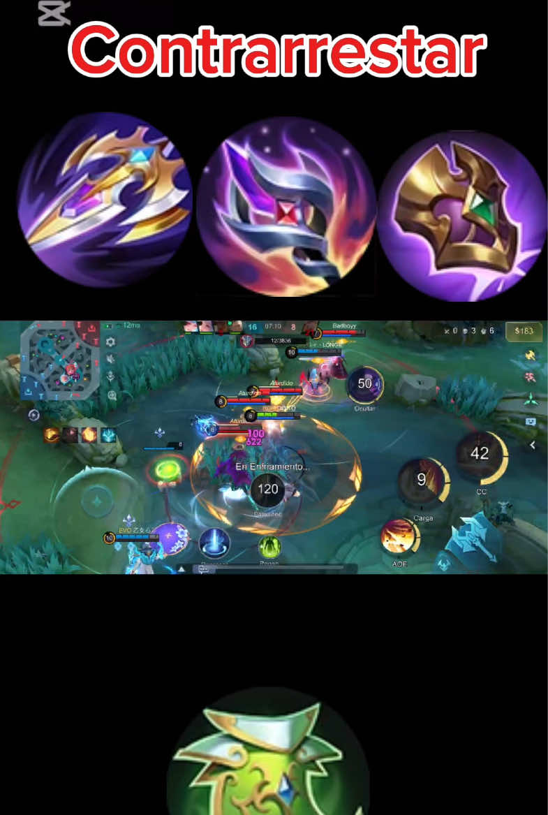 Contrarestar los corta curas #mlbb #mlbblatam #mlbblatam #mobilelegends #mlbblatam🎮 #viral 