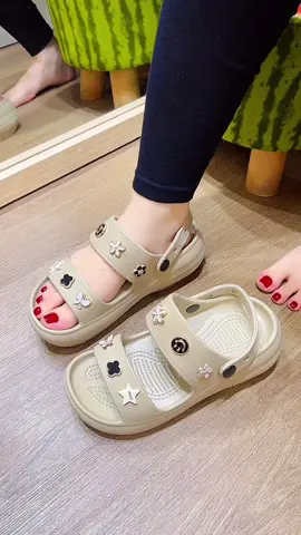 Sandal charm đá siêu sang #maishoes 
